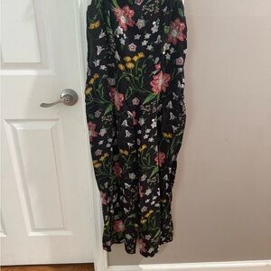Old Navy Black Floral Dress